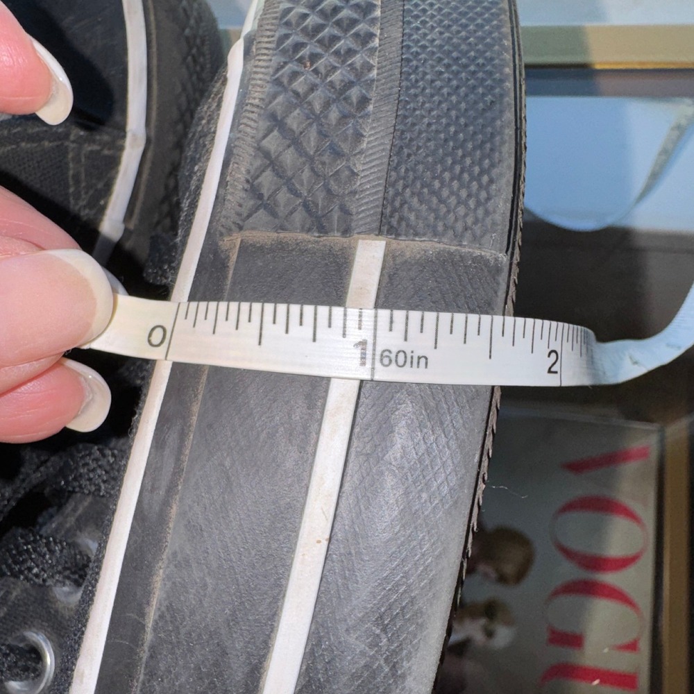 Converse Chuck Taylor All Star Lift Platform Low Top Black Grey Sneakers 171210C - Picture 10 of 12